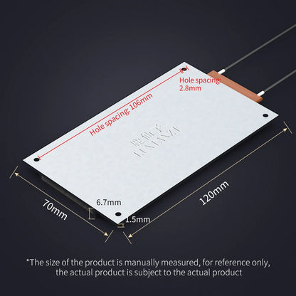 LUXIANZI Aluminum Led Remover BGA Desoldering Station PTC Fever Plate Preheating LCD Strip Chip Repair Thermostat Heating Plate