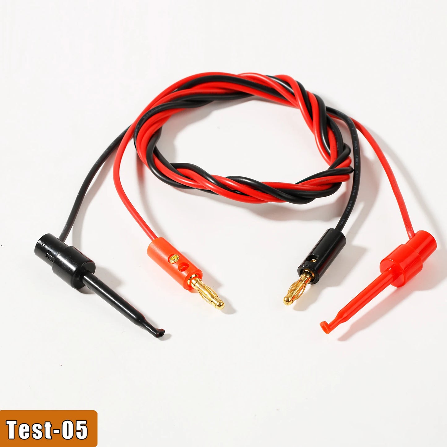 Puntas Prueba Multímetro Universales - Cable Banana Plug a Pinzas Cocodrilo