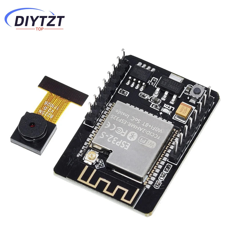 Placa Desarrollo DIYTZT ESP32 (ESP-32/ESP-32S/ESP32-CAM/ESP-WROOM-32) WiFi + Bluetooth Doble Núcleo Bajo Consumo