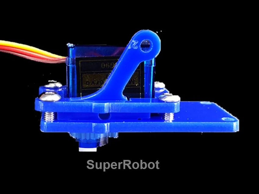 Kit Garra Brazo Robot Manipulador Mecánico Acrílico 4-DOF (Desarmado, para SG90/MG90S) Arduino STEAM