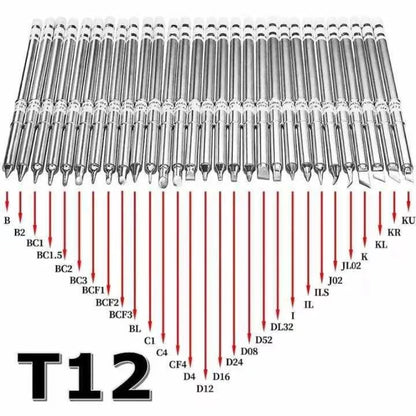 T12 Soldering Iron Tips Welding Tools Electric Soldering Iron For Hakko FX951 T12 Soldering Station Kits