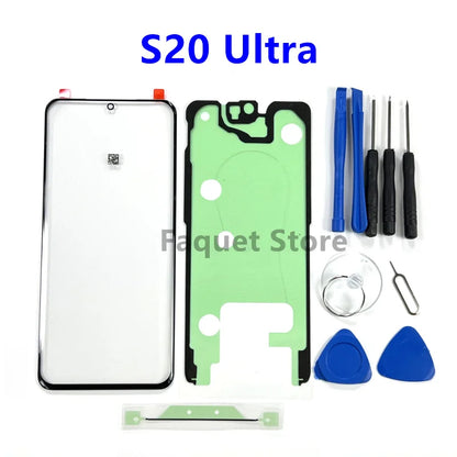 Kit de Reparación de Cristal Exterior Táctil para Samsung Galaxy S20/S20 Plus/S20 Ultra
