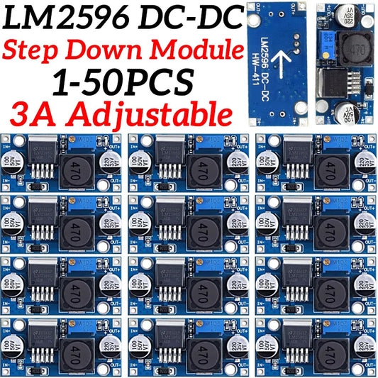 Módulo Fuente Alimentación Step-Down LM2596S DC-DC Buck Ajustable Convertidor Voltaje