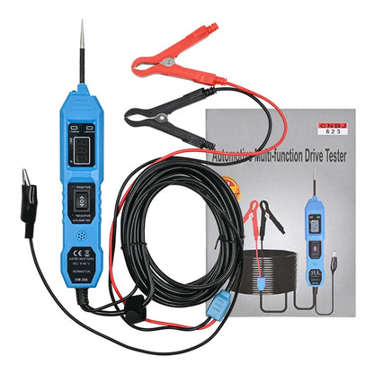 Tester Circuito Eléctrico Aermotor (6V-48V DC) con Display LED y Luz - Herramienta Diagnóstico Sistema Eléctrico Auto
