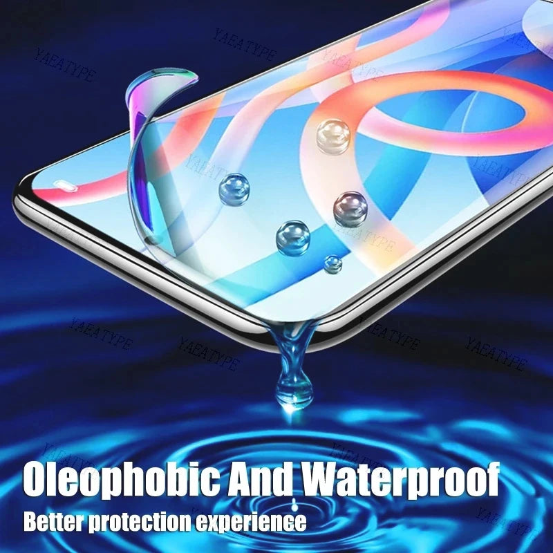 Film Hidrogel Protector Pantalla Frontal para Xiaomi Redmi 12 4G/5G / Note 12/12S/12T/12R/12 Pro Plus (Pack 5 Unidades)