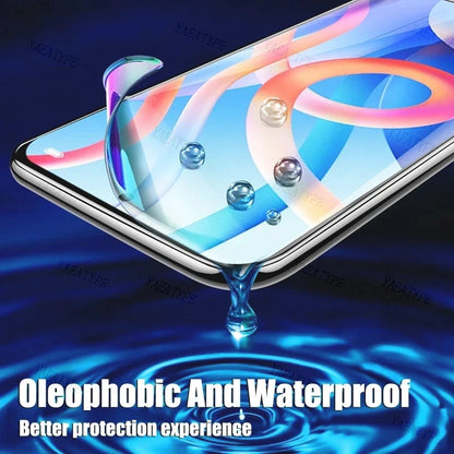 Film Hidrogel Protector Pantalla Frontal para Xiaomi Redmi 12 4G/5G / Note 12/12S/12T/12R/12 Pro Plus (Pack 5 Unidades)