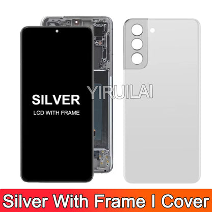 Pantalla Amoled S21 Plus, para Samsung Galaxy S21 Plus pantalla LCD G996B G996B/DS G996U digitalizador táctil reemplazar montaje con marco