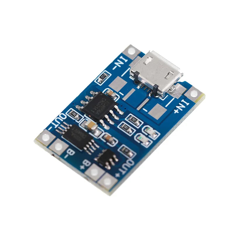 DIY Type-C Micro USB 5V 1A 18650 TP4056 Lithium Battery Charger Module Charging Board With Protection Two-in-One