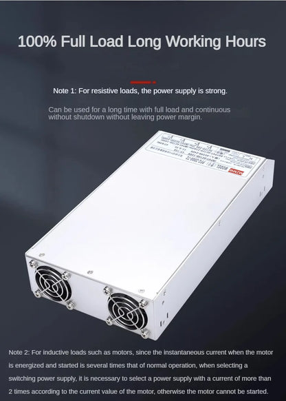 Fuente Alimentación Switching PFC MZMW 2000W Voltaje/Corriente Ajustable 0-24V a 220V CC/CV AC 100-240V a DC