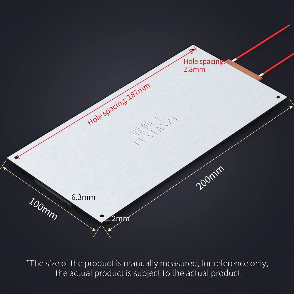 LUXIANZI Aluminum Led Remover BGA Desoldering Station PTC Fever Plate Preheating LCD Strip Chip Repair Thermostat Heating Plate