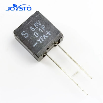 Supercapacitor Farad Bloque Recto 0.1F 5.5V / 0.15F 4.5V 11.5x11.5x5.5mm - Lote 5 Piezas