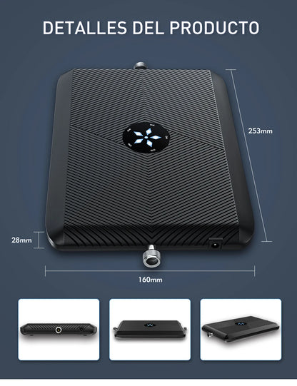 Kit Amplificador Señal Celular GoBoost 2G/3G/4G LTE GSM 700/850/1700/1900/2600 MHz (Chile)