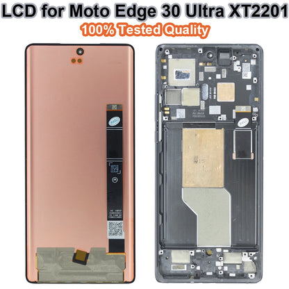 6.7'' LCD for Motorola Moto Edge 30 Ultra XT-2201 2022 LCD Display Touch Screen Digitizer Replacement for Moto Edge 30 Ultra