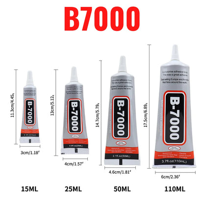 Adhesivo Transparente B-7000 (15ml/25ml/50ml/110ml)
