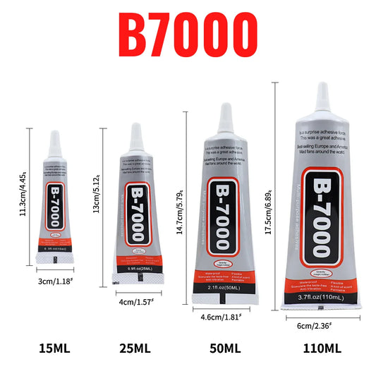 Adhesivo Transparente B-7000 (15ml/25ml/50ml/110ml)