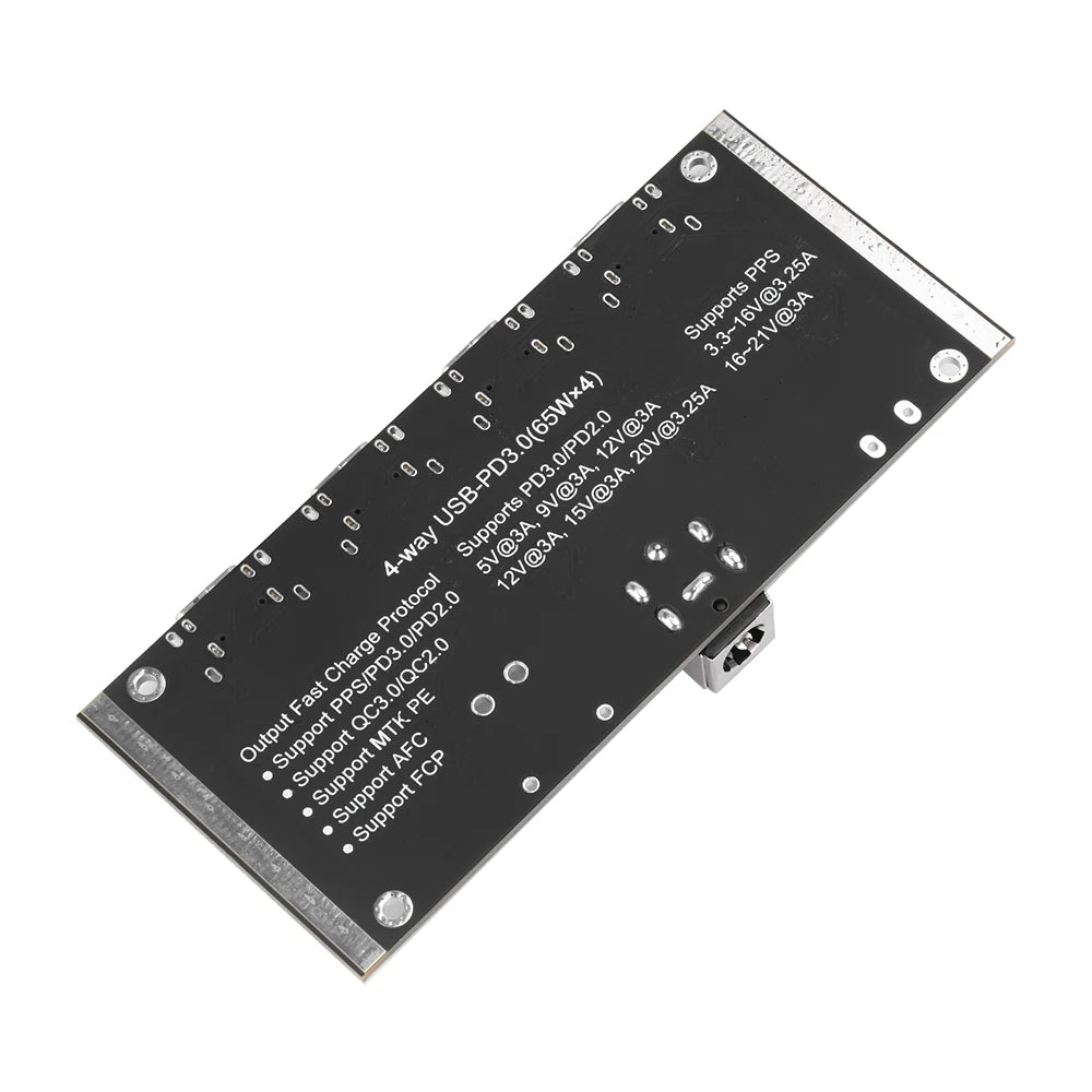 Módulo Adaptador Fuente PD 65W USB-C Soporta PD3.0/2.0, QC3.0/2.0, FCP, AFC Placa Circuito Cargador