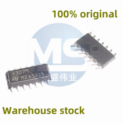 Lote 10 Pcs Amplificador Operacional Quad MC33079DT (33079) SMD SOP-14