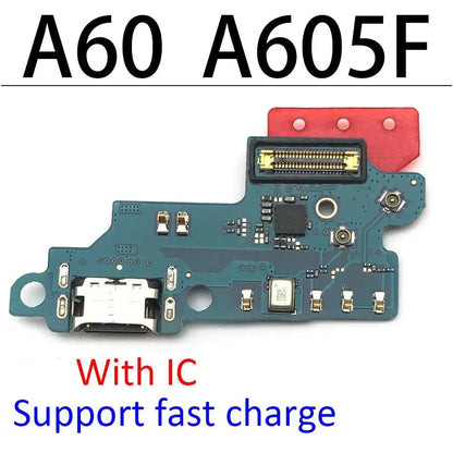 Placa Puerto Carga USB con Conector Dock y Micrófono para Samsung Galaxy A10/A20/A21S/A30/A31/A40/A41/A50/A51/A60/A70/A71