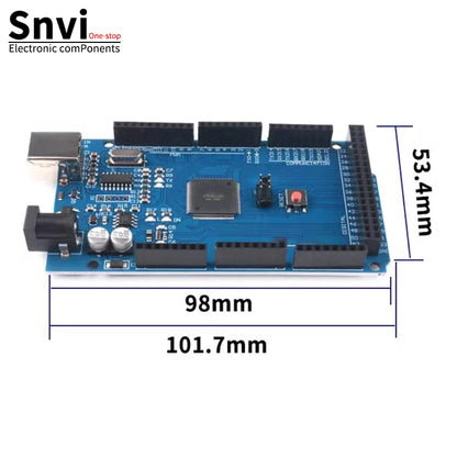 Placa Desarrollo MEGA2560 R3 (ATmega2560-16AU, CH340G) AVR USB / MEGA2560 PRO para Placa Expansión Arduino DIY Kit