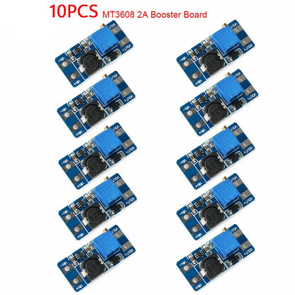 Lote 10 Pcs Mini Convertidor Buck DC-DC MINI360 + Módulo Boost MT3608 DC-DC Ajustable