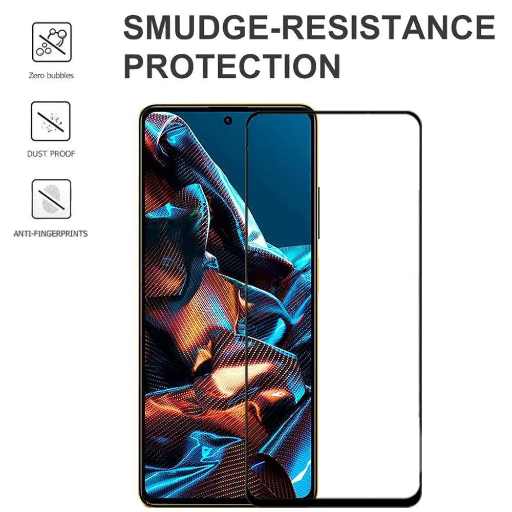 mica Poco F7 X7 X6 F6 Pro 5G Screen Protector Glass Little X6 X5 F5 Pro Pelicula de Vidro Temperado For Xiaomi Poco F7 Ultra Tempered Glass Poko C65 M6 Pro Cristal PocoX6 Phone Front Glass