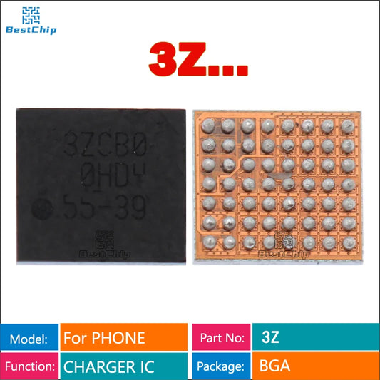 Circuito Integrado (IC) Carga (Marcado 3Z/3ZAxx/3ZCxx/3ZDxx, 56 Pines) para Samsung Galaxy S21/S21+/S22/Note 20 (G996U) (2-20 Unidades)