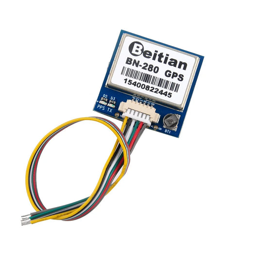 Módulo GNSS Dual Beitian BN-280 G-MOUSE (GPS/GLONASS, UART TTL, 4M Flash, 3-5V) para Arduino/RC/RPI/Drones