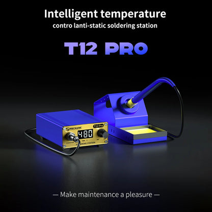 MECHANIC T12 Pro Soldering Station - Intelligent LED Digital Display Anti-Static Thermostat Heating Repair Welding Tool