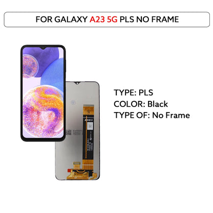 Pantalla LCD para Samsung Galaxy A23 4G 5G A235 A236, Panel de montaje de digitalizador con pantalla táctil con marco, piezas de repuesto de pantalla LCD