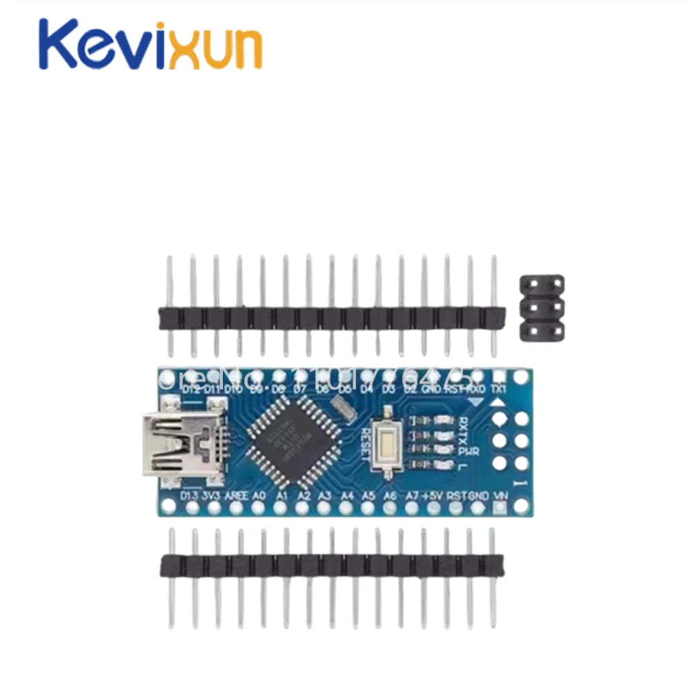 Placa Nano 3.0 (ATMEGA328P, 16MHz, CH340) con Bootloader (Puerto Mini/Tipo C/Micro USB) compatible Arduino