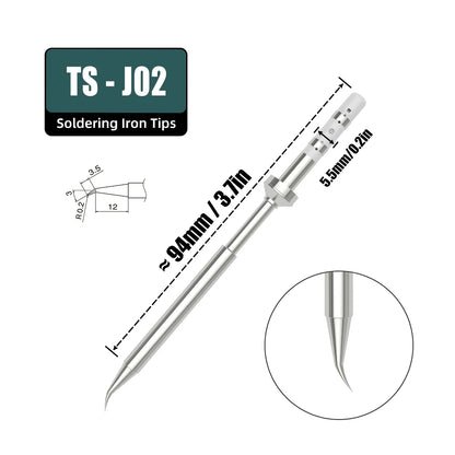 TS101 PINE64 TS100 Electric Soldering Iron Replacement Heater Tips Solder Head Models of Pinecil TS Tip Sting Tin Welding Tool