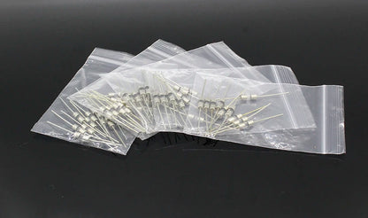 50pcs/lot 3*10mm 5 Values FUSE Assorted Kit M125 With Pin Electronic Components 0.5A 1A 2A 3A 5A