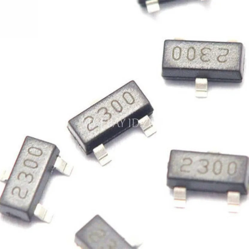 MOSFET Canal-N SI2300 SMD SOT-23 30V 3.6A - Lote 100 Piezas