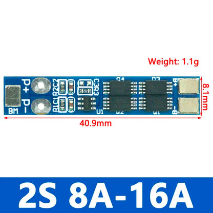 2S 3A 4A 5A 8A 10A 13A 20A 7.4V 8.4V Li-ion 18650 Lithium battery protection board / BMS board Standard / Balance