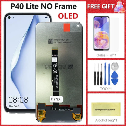 LCD For Huawei P40 Lite JNY-LX1 LCD 10 Touch Screen Replacement For Nova 7i JNY-LX2 P 40 Lite LCD Screen Nova 6 SE Display