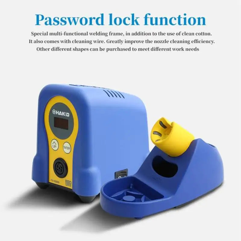Original HAKKO FX-888D Digital Soldering Stations With FX-8801 Hanldle Solder Tool ESD Safe For PCB Professional Repair