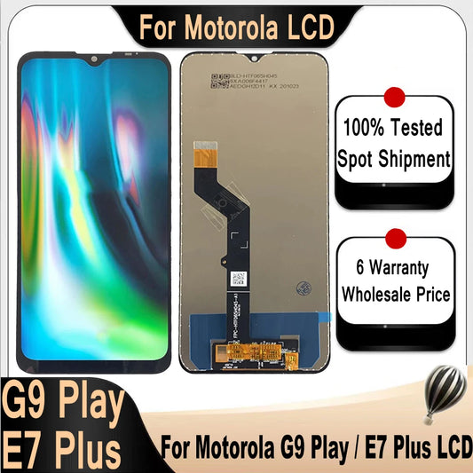 High Quality For Motorola Moto G9 Play XT2083 LCD Display For Moto E7 Plus XT2081 LCD Touch Screen Digitizer Assembly