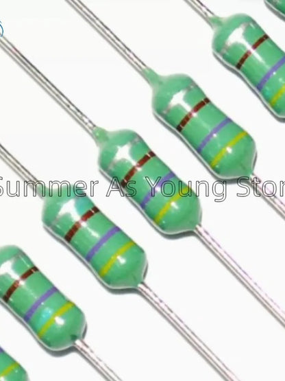 Inductor Axial Código Colores 1/2W 0410 - Varios Valores (1uH a 4.7mH) - Lote 20 Piezas