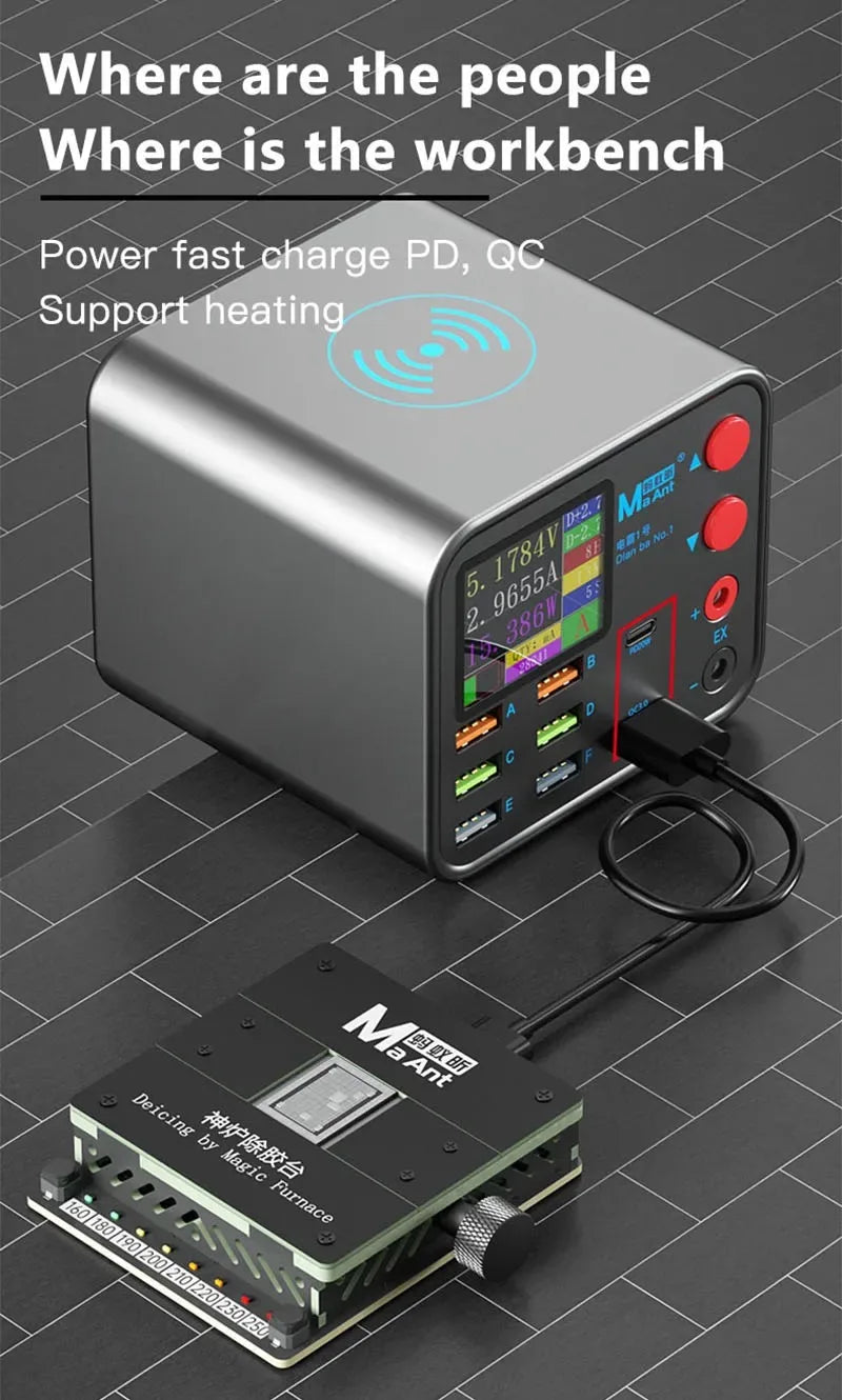 MaAnt SL-2 Preheating Platform Constant Temperature BGA glue removing station for iPhone Android CPU NAND flash IC Chips Repair