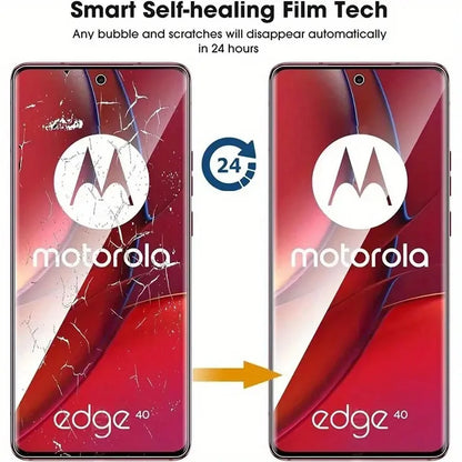 4Pcs Hydrogel Film For Motorola Edge 50 30 Ultra 40 Pro Neo Screen Protector For Motorola G84 G54 G24 G14 Soft Protection Film