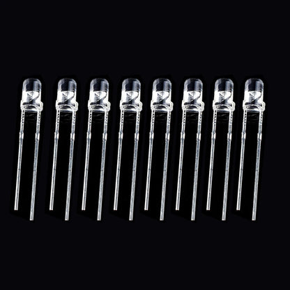 Kit Surtido Diodos LED 3mm/5mm (DIP, Rojo/Naranja/Amarillo/Verde/Azul/Blanco) Componentes Electrónicos