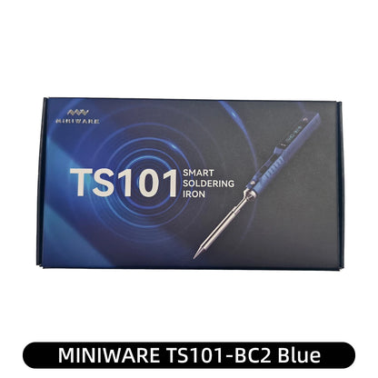 Original MINIWARE TS101 Soldering Iron Portable Adjustable Temperature Digital Solder Station Tip TS-BC2 PD3.1 90W TS100 Upgrade
