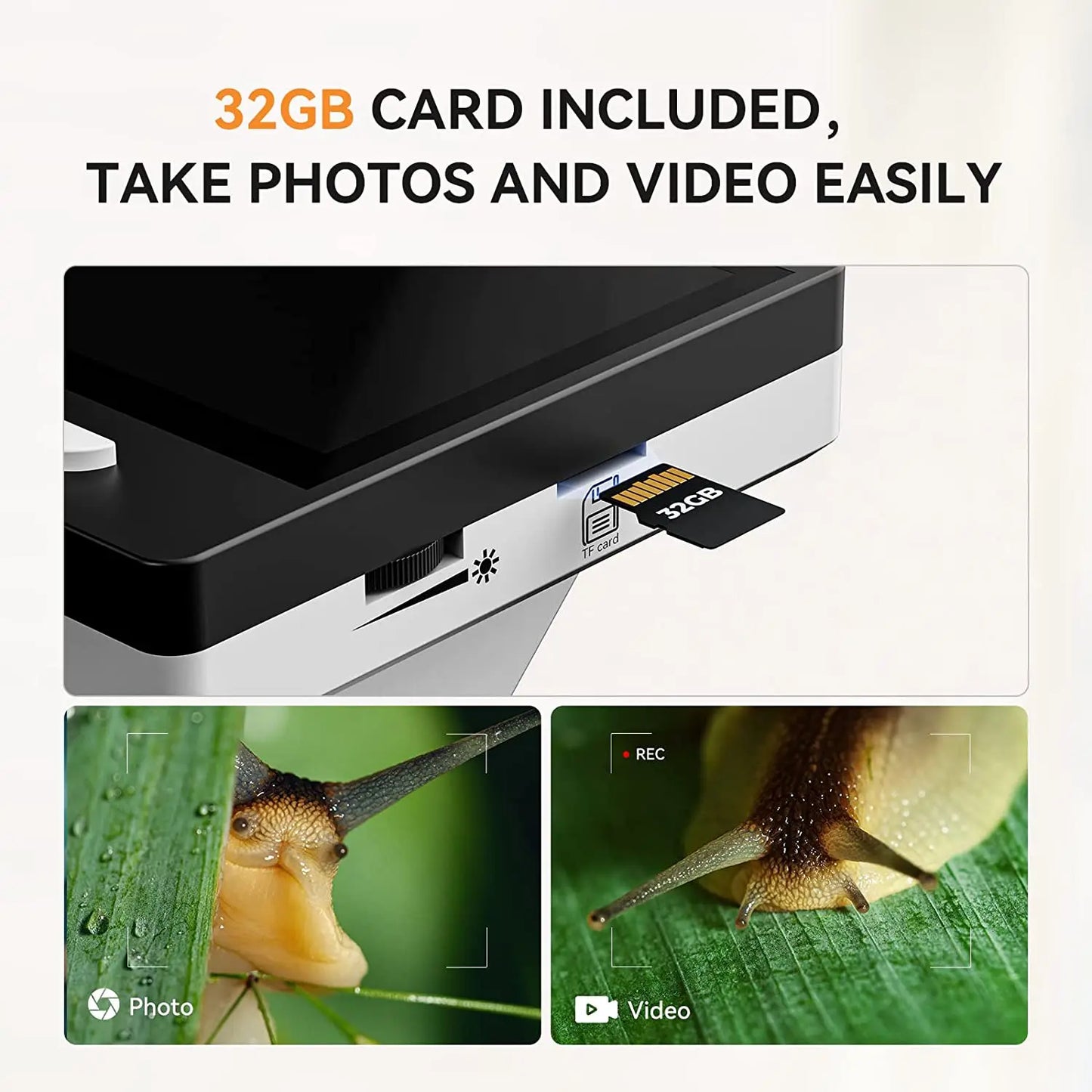 Elikliv EDM43 1080P Digital Microscope 4.3" IPS Screen Microscopes 1000x Entire Coin View Soldering Microscopio for PC Laptop
