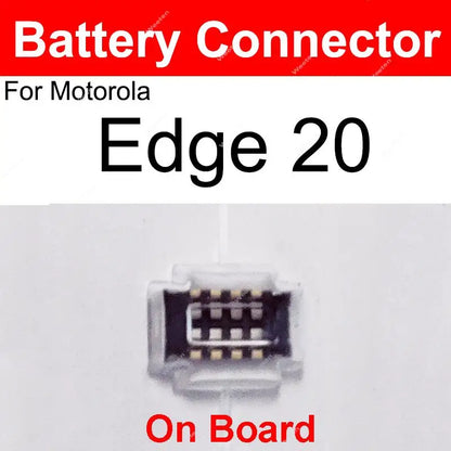 For Motorola MOTO Edge 20 Inner Battery Clip USB Charger Connector On Mainboard LCD Screen Holder On Motherboard On Flex Cable