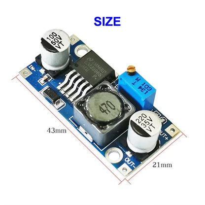 Módulo Fuente Alimentación Step-Down LM2596S DC-DC Buck Ajustable 1.25V-35V Estabilizador Vehicular