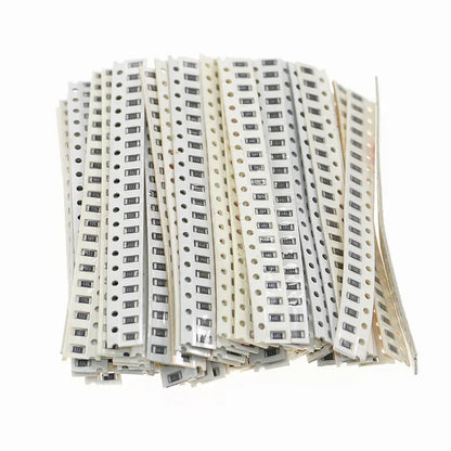 Kit Surtido Resistencias SMD 1206 - 64 Valores (0Ω-10MΩ) 5% (Total 1280 Piezas)