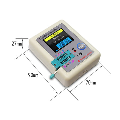 Tester Transistor LCR-TC1 (Pantalla TFT 1.8") - Medidor Multifunción Diodo, Triodo, Capacitor, Resistencia (MOSFET/NPN/PNP/TRIAC)