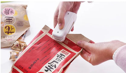 Mini Selladora Térmica Portátil para Bolsas Plásticas de Alimentos (Cierre Paquetes)