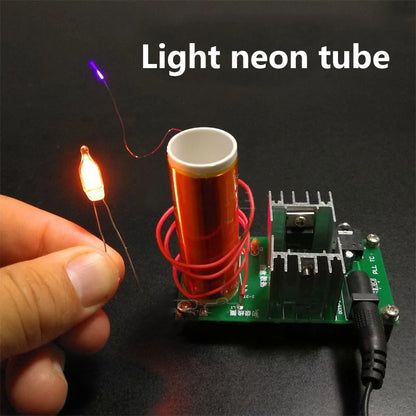 Kit DIY Bobina Tesla Divertida con Arco y Audio - Producción/Ensamblaje Electrónico Experimental (Soldar)