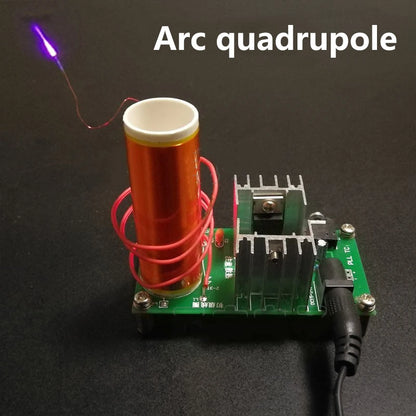 Kit DIY Bobina Tesla Divertida con Arco y Audio - Producción/Ensamblaje Electrónico Experimental (Soldar)